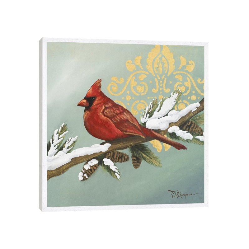 Winter Bird II, 93.98 cm H x 93.98 cm W, White