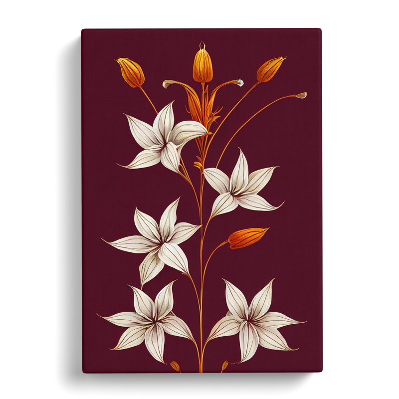 Flawless Flowers - Wrapped Canvas Painting, 50cm H x 35cm W