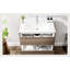 Ensemble de meuble-lavabo mural simple 32 po Amiyr-1108852421
