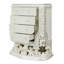 Commode 4 tiroirs Wynton en blanc antique