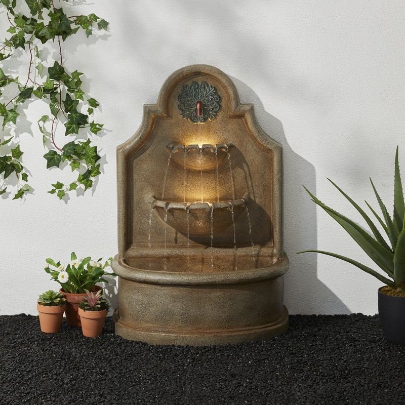 Fontaine en résine avec lumière Rachely