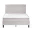 Upholstered Fabric Bed with Mattress-1814271313-1814271315