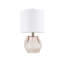 Lampe de table géométrique en verre