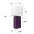 21" Leather Base Table Lamp with White Rectangular Linen Shade-1245374062-1245357775-1218488729