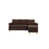 Dark Brown Polyester Blend selected