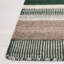 Tapis rayé vert / gris Dhurries-62440681