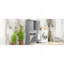 Bathroom Storage Cabinet With Two Laundry Baskets, Storage Cabinet With Doors And Drawer For Home, Grey