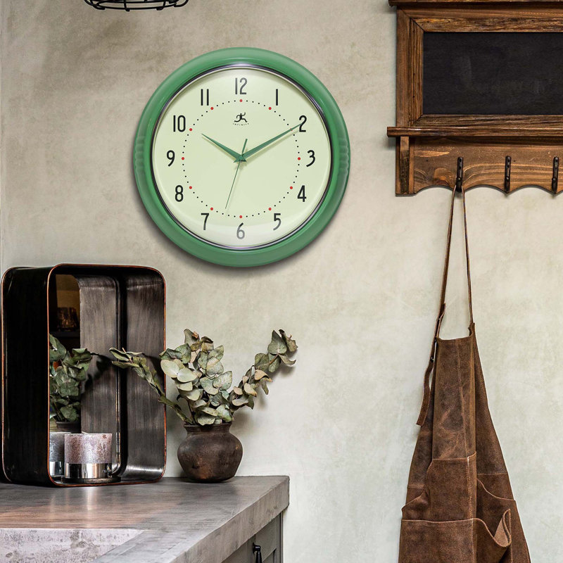 Horloge murale Desdra, Vert