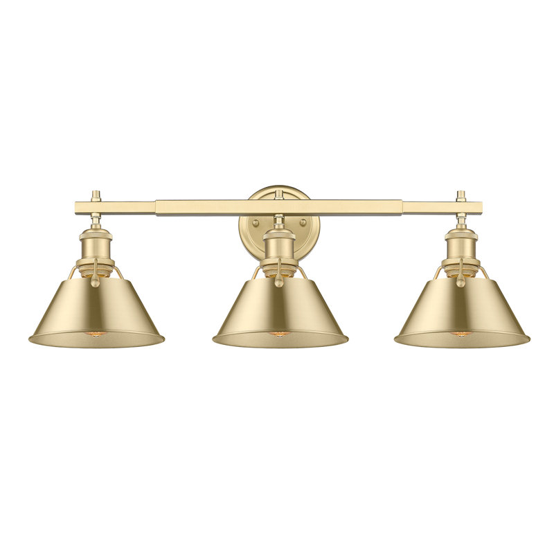 Felda 3-light fixture, Brushed Champagne Bronze, Brushed Champagne Bronze