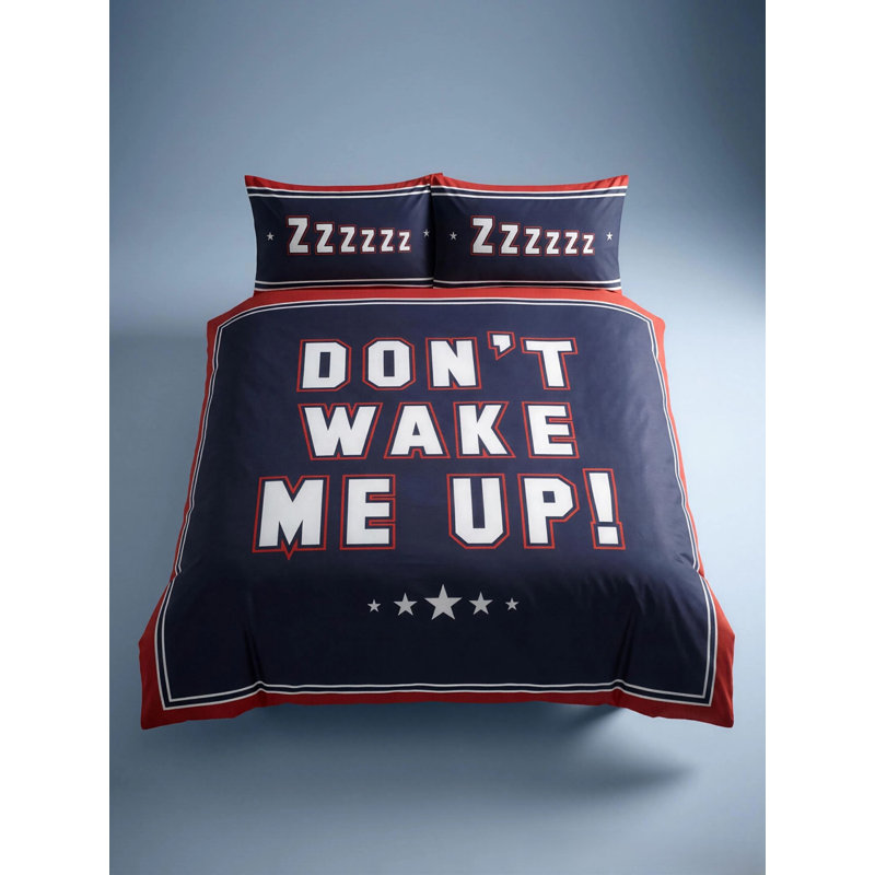 Kenney Polyester Duvet Cover with Pillowcases Included, Single - 1 Standard Pillowcase, Navy