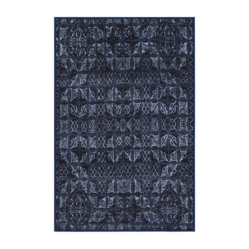 Abstract Indoor Rug, Rectangle 5' x 8'