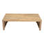 Ensemble de conversation 4 pièces 4 pièces Ensemble de conversation d'extérieur avec coussins et table basse pour le jardin, la cour, le balcon, le bord de la piscine, le teck clair et le coussin beige-495036326