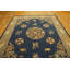 Antique Peking Chinese Floral, Medallion Navy 1880s Rug