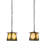 Atvars 2 - Light Mahogany Bronze Kitchen Island Pendant