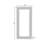 Janelle Wood Flat Wall Mirror