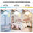 31" Ceiling Fan with Light and Remote Control, Colorful Ceiling Fan with Reversible Blades, 6 Speeds-100219586-100219587