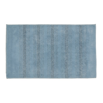 Maaza Rectangle Nylon Non-Slip Striped Bath Rug