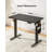 Commercial Use 60Cm W Height Adjustable Rectangular Standing Desk-422871817