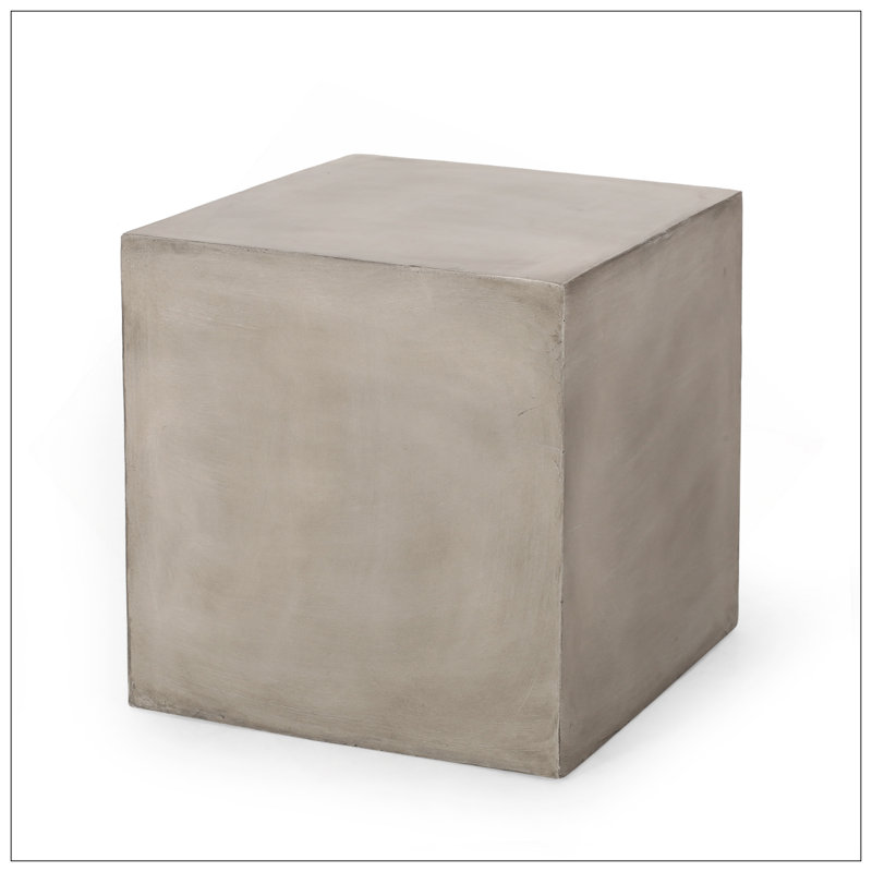 Outdoor MGO Side Table ,Light Grey