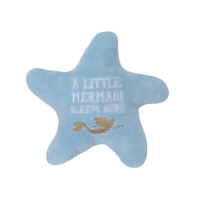 Ariel Sea Princess Embroidered Throw Pillow