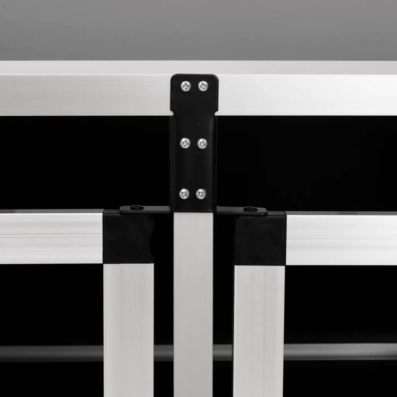 Tybalt Pet Crate with 2 Doors, 50cm H x 89cm W x 69cm D