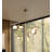 6 - Light Geometric Chandelier