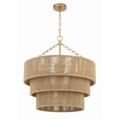 Lustre gradué à niveaux 10 lumières Chericka
