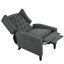 Fauteuil inclinable manuel avec table d'appoint pliable et ports USB-1786923089