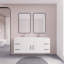 59.05'' Double Bathroom Vanity with Acrylic Top-1606208795