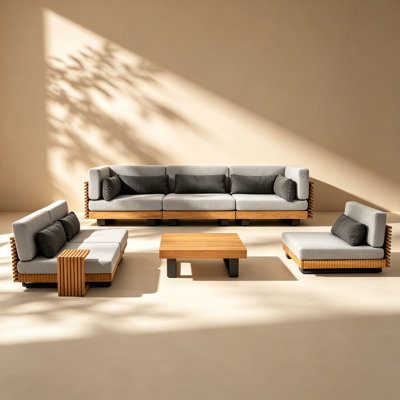 8 Pieces Outdoor Patio Coversation Sets