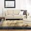 Tapis géométrique noir / brun-713123700