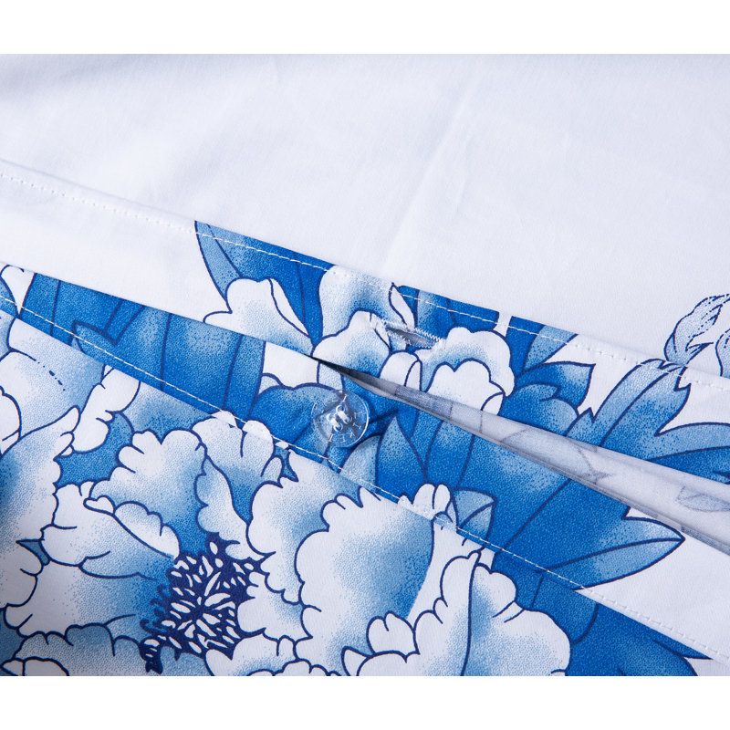 Sateen Floral Duvet Cover, Super King Duvet Cover