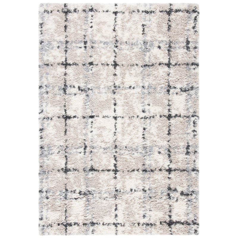 Hartz Shag 800 Performance Geometric Rug, Rectangle 6'7" x 9'