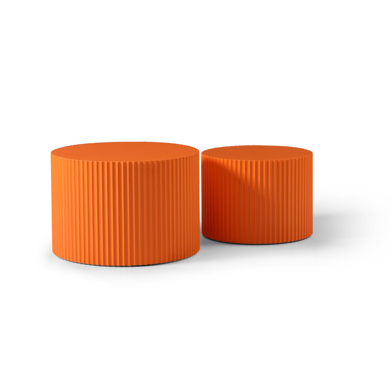 Tables basses gigognes Kursk, Orange
