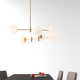 Vika 6 Light Metal Dimmable Chandelier