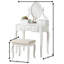 Ensemble coiffeuse et tabouret en bois Ashley-1169597091