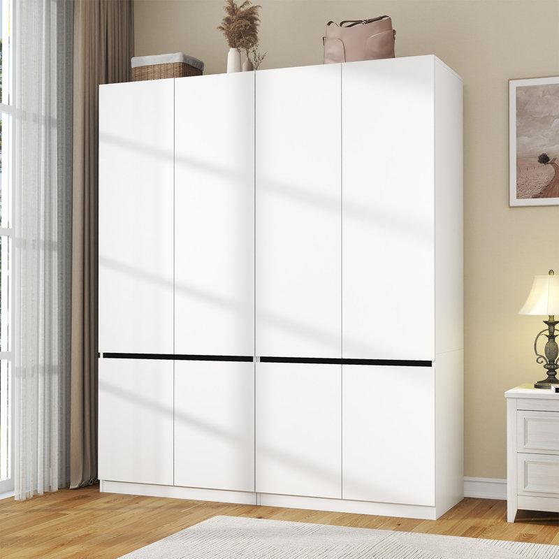 75" Armoire Wardrobe (Set of 2)