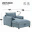 Fauteuil en chenille avec repose-pieds-991198403