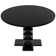 Zig-Zag Mahogany Round Solid Wood Dining Table