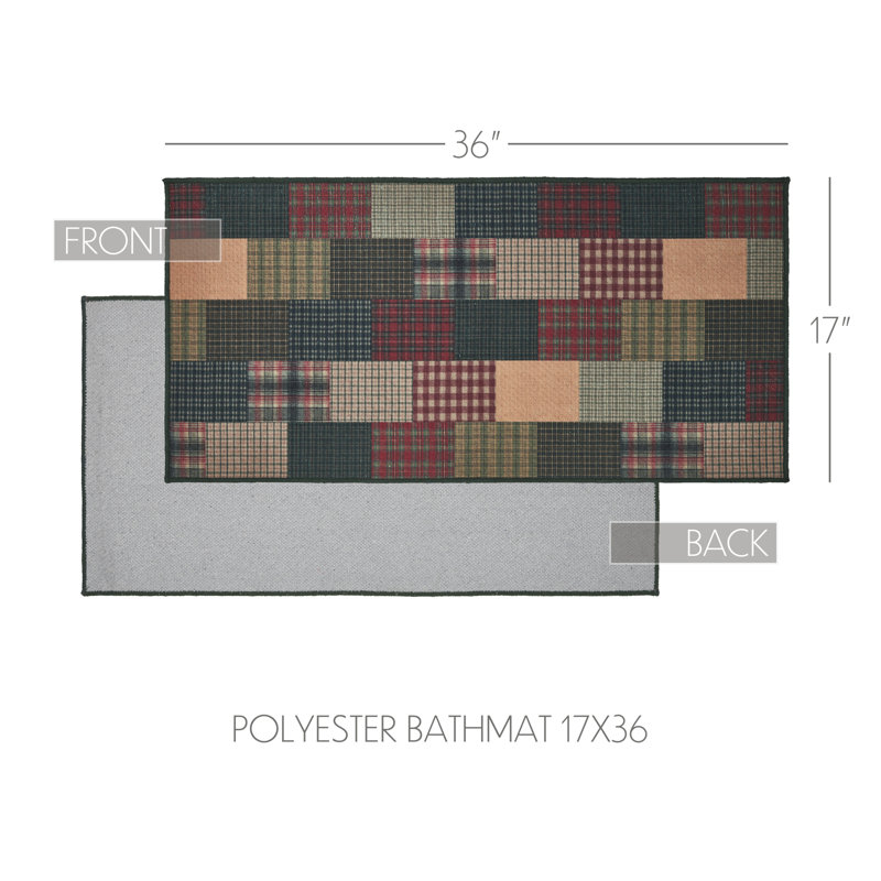 Tapis de bain Tea Cabin, L 36 po x L 17 po
