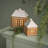 Gingerbread 6.1'' H Stoneware Tabletop Lantern