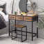 Amaelle Dressing Table with Mirror & Stool Bedroom Industrial Furniture