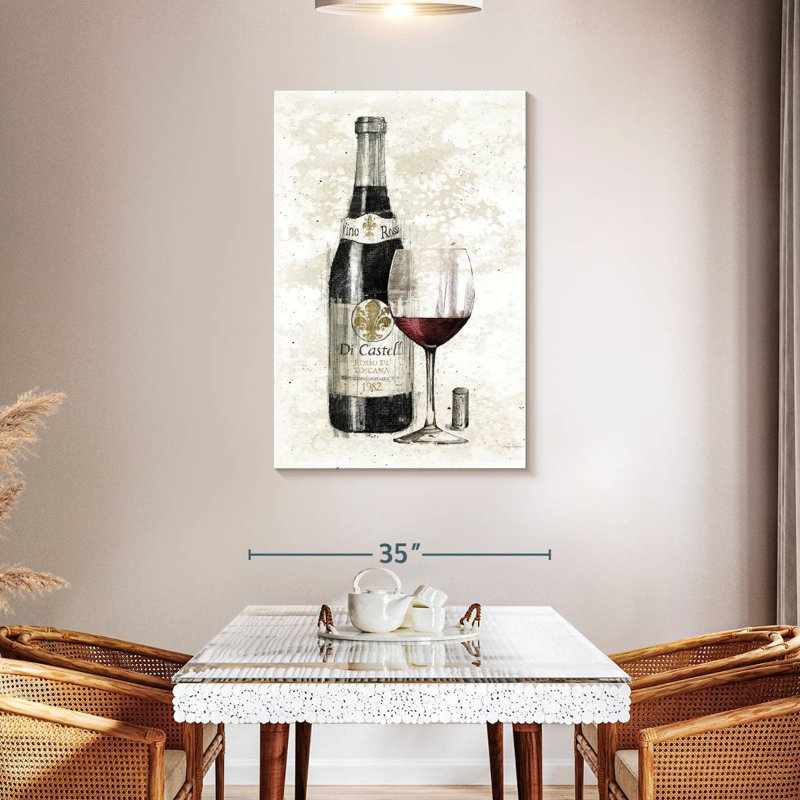 Yarlin Pencil Wine I, 45" H x 30" W