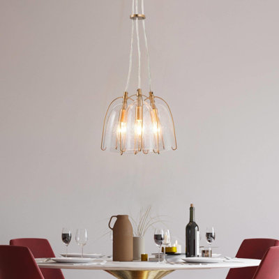 Gregoy 3 - Light Iron Dimmable Geometric Chandelier