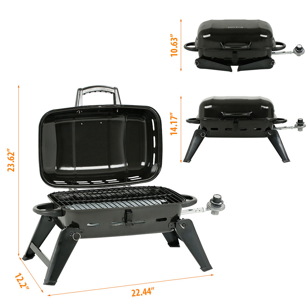 Mastercook Single Burner Portable Liquid Propane Gas Grill & Reviews