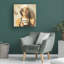 Art mural sur toile tendue - "Living Mug" Layla Oz, décoration murale pour le salon, la chambre à coucher ou le bureau - 14 x 14