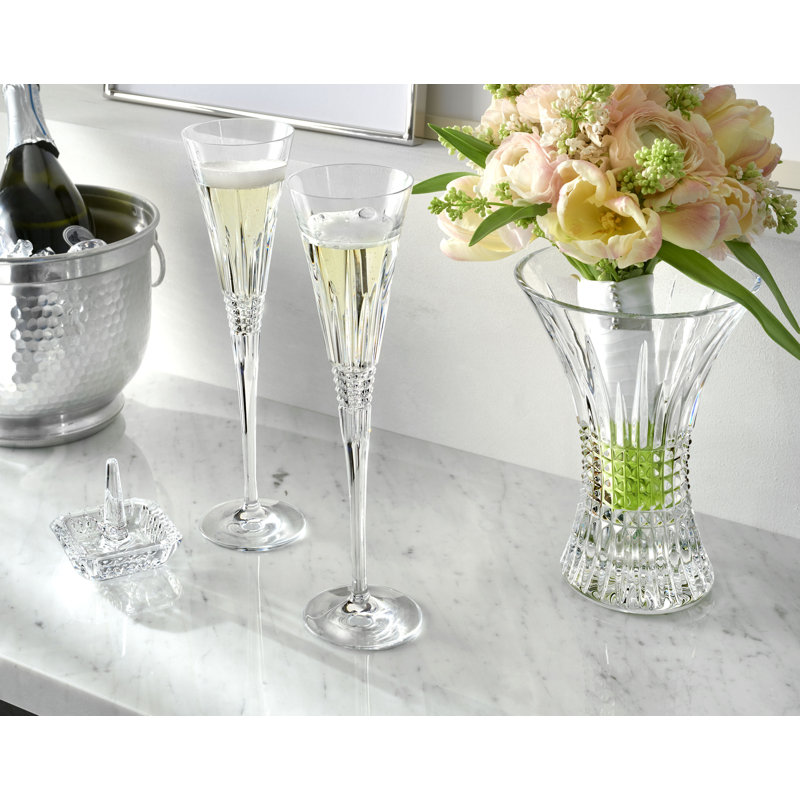 Lismore Diamond Vase, 8" H x 6" W x 6" D