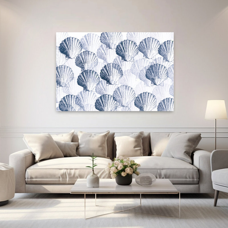 Shell Impression by Stellar Design Studio - Wrapped Canvas Print, 101.6cm H x 152.4cm W
