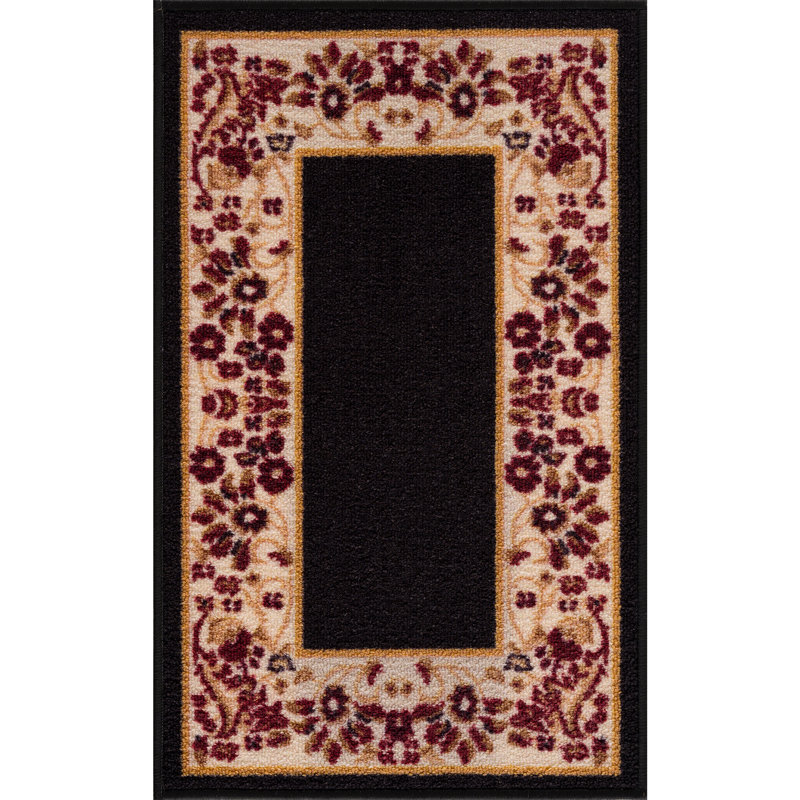 Tapis d'escalier antidérapant Binni, Noir