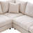 Modern Modular Sectional Sofa With Deep Seat, Corner Couch With Movable Ottoman, Comfy Sofa-1613682223